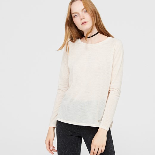 Cropp - Sweter - Beżowy Cropp bezowy L 