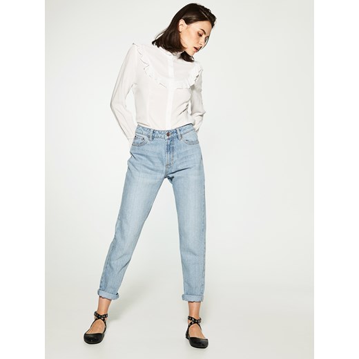 House - Mom jeans - Niebieski House zielony