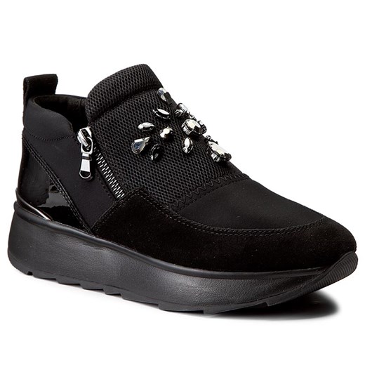 Sneakersy GEOX - D Grendry A D745TA 01522 C9999 Black Geox czarny 38 eobuwie.pl