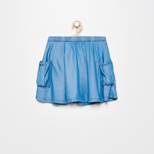 Reserved - Jeansowa spódniczka z kieszeniami - Niebieski