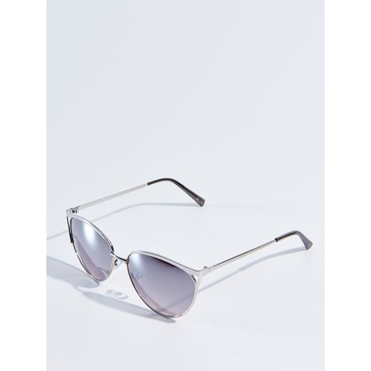 Mohito - Lustrzane okulary przeciwsłoneczne - Srebrny  Mohito One Size 