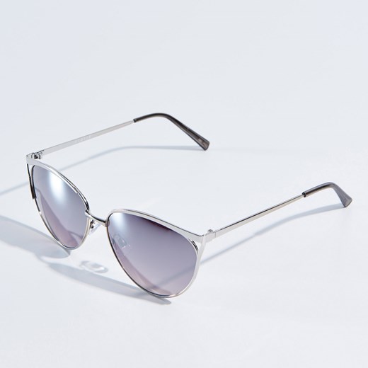 Mohito - Lustrzane okulary przeciwsłoneczne - Srebrny  Mohito One Size 