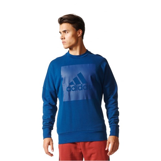 Bluza adidas Logo Sweatshirt - S98762 niebieski Adidas  UrbanGames