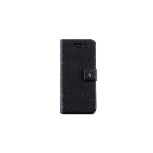 Etui iPhone 5 Puro Booklet Slim IPC5BOOKSBLK czarne royal-point  design