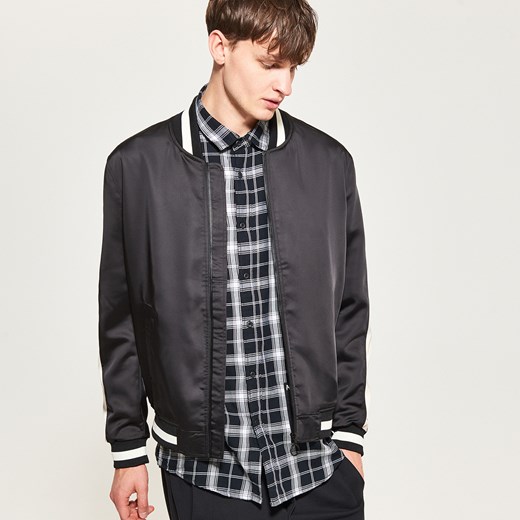 Reserved - Kurtka bomber - Czarny  Reserved L 