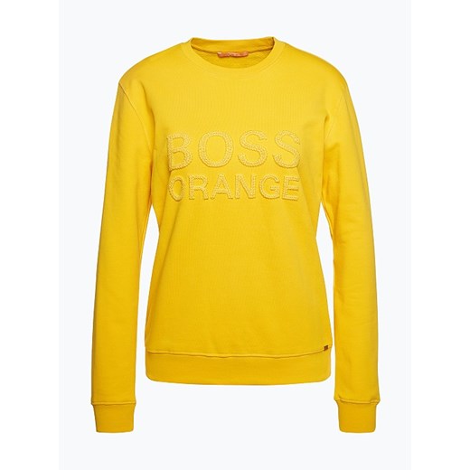 BOSS Orange - Damska bluza nierozpinana – Talago, żółty Boss Orange zolty L vangraaf