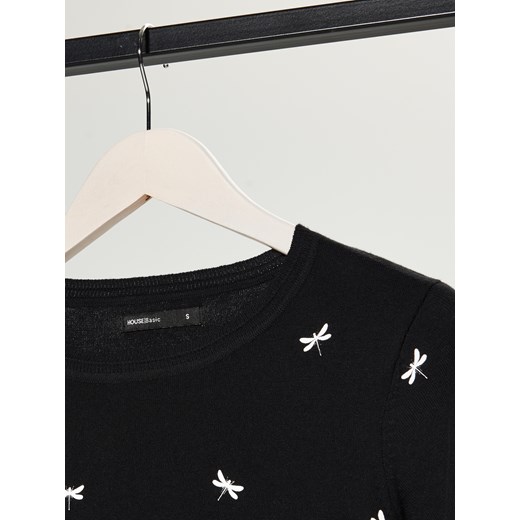 House - Sweter z printem - Czarny
