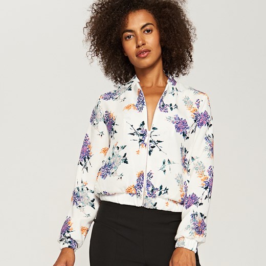 Reserved - Bomber w kwiaty - Wielobarwn Reserved 42
