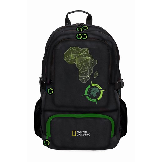 ZESTAW 5W1 NATIONAL GEOGRAPHIC GREEN COMPASS PLECAK PIÓRNIK NERKA ZESZYTY St.Majewski BIUROPRO.pl