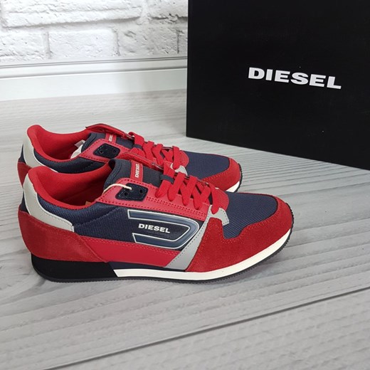Buty Diesel Owens Sneakersy Diesel czerwony 42 okazyjna cena myLabels 