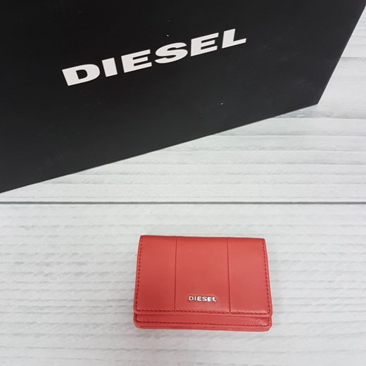Portfel Damski Diesel portmonetka damska czerwony Diesel uniwersalny okazyjna cena myLabels 
