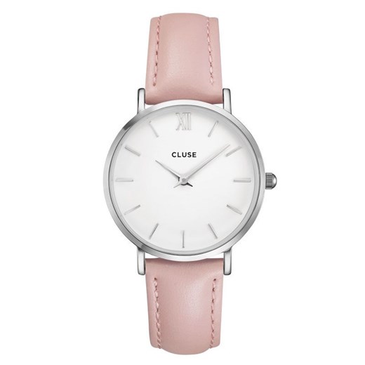 CLUSE MINUIT SILVER WHITE/PINK CL30005 Cluse bezowy Cluse Watch2Love
