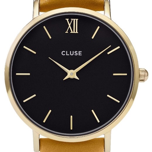 CLUSE MINUIT GOLD BLACK MUSTARD CL30035 Cluse czarny Cluse Watch2Love