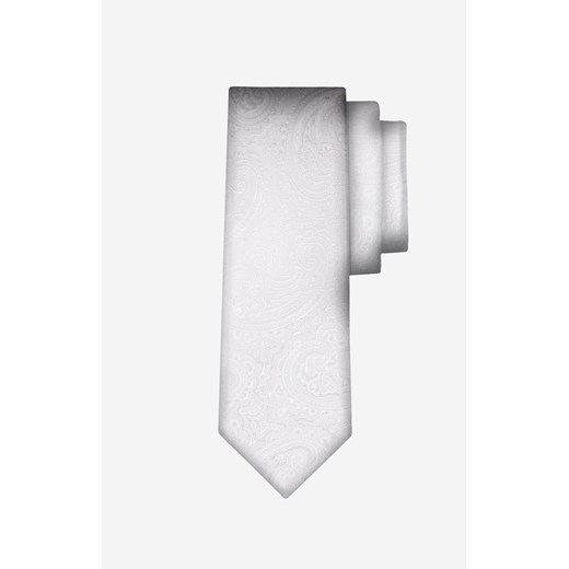 Biały krawat WÓLCZANKA