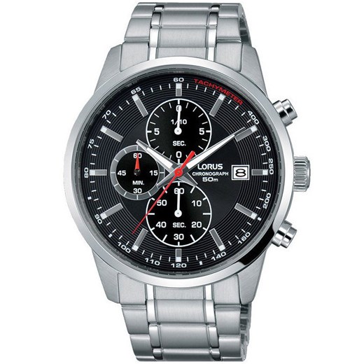 Zegarek męski Lorus RM325DX9 chronograf czarny Lorus  alleTime.pl