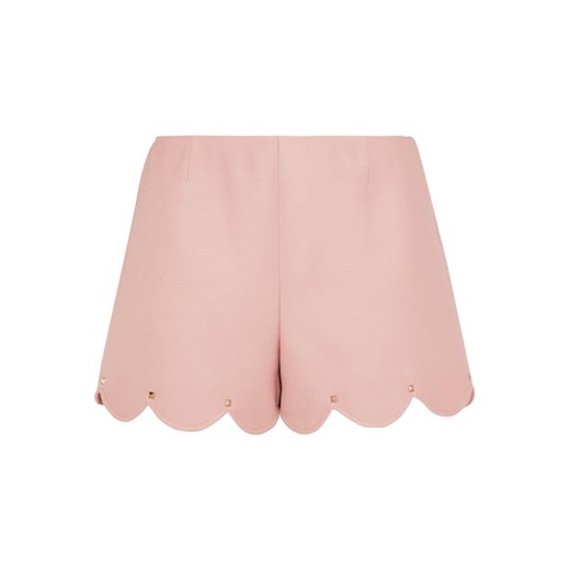 Studded wool and silk-blend crepe shorts    NET-A-PORTER