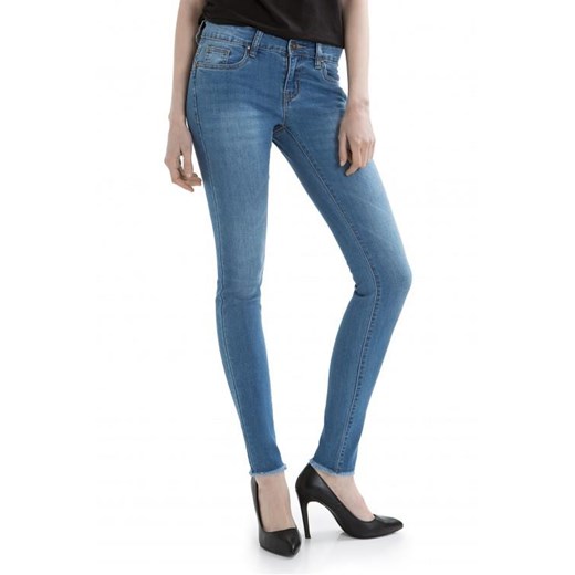 Damskie jeansy biodrówki skinny jeans