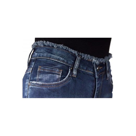 Damskie spodnie skinny-jeans z wysokim stanem