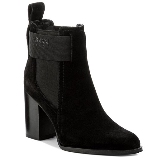 Botki ARMANI JEANS - 925290 7A623 00020 Nero Armani Jeans czarny 36 eobuwie.pl