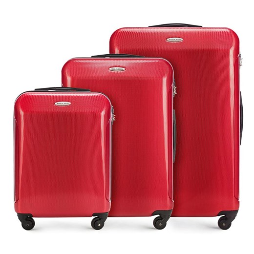 56-3P-97S-30 Set walizek Wittchen czerwony  okazyjna cena  