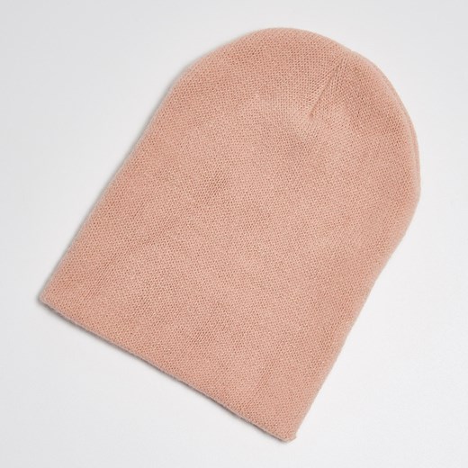 Sinsay - Delikatnie połyskująca czapka - Różowy bezowy Sinsay One Size 