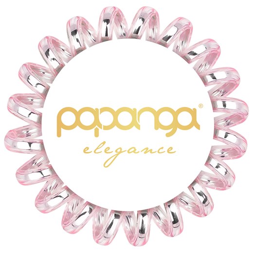 Papanga Elegant Rose Small | Elastyczna gumka do włosów (mała): różana - Wysyłka w 24H!