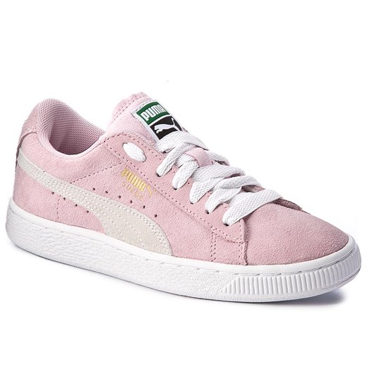Sneakersy PUMA - Suede Jr 355110 30 Pink Lady/White/Team Gold szary Puma 38.5 eobuwie.pl
