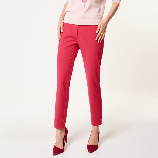 Mohito - Eleganckie spodnie z kieszeniami - Różowy Mohito rozowy 32 