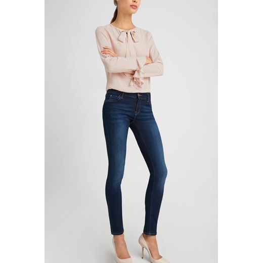 Skinny jeans z ozdobną lamówką  Orsay 32 orsay.com