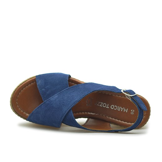 Sandały Marco Tozzi 2-28362-28 Granatowe niebieski Marco Tozzi  Arturo-obuwie okazyjna cena 