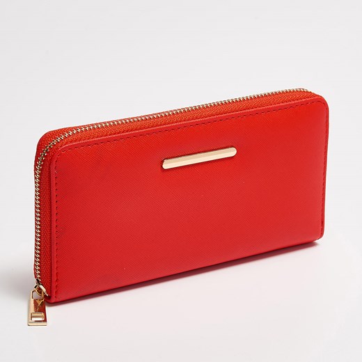 Sinsay - Duży portfel - Czerwony  Sinsay One Size 