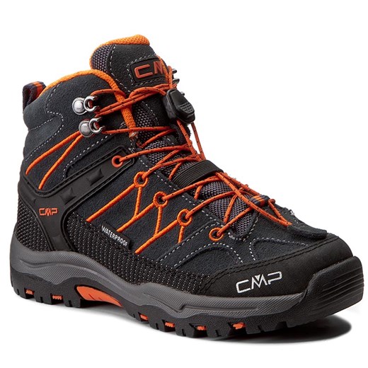 Trekkingi CMP - Kids Rigel MId Trekking Shoes Wp 3Q12944 Asphalt U883 Cmp szary 29 eobuwie.pl