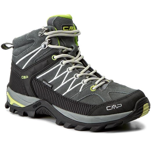 Trekkingi CMP - Rigel Mid Wmn Trekking Shoes Wp 3Q12946  Grey/Ice/Acido 91AD szary Cmp 36 eobuwie.pl