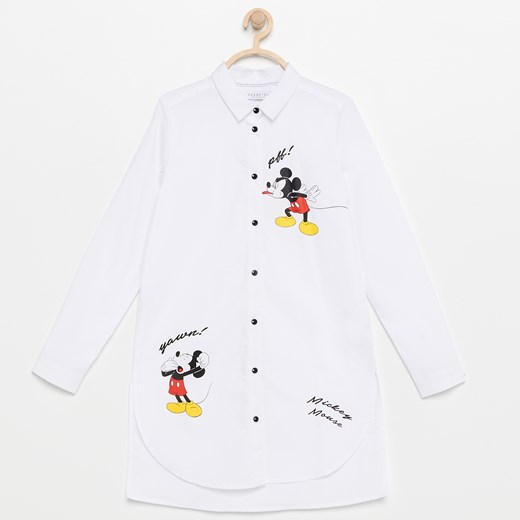 Reserved - Koszula mickey mouse - Biały bialy Reserved 134