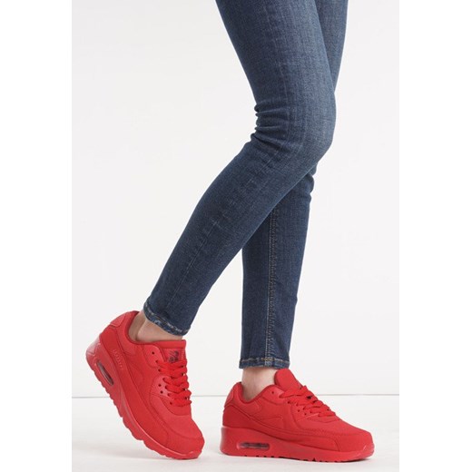 Czerwone Buty Sportowe Vintage Nilda