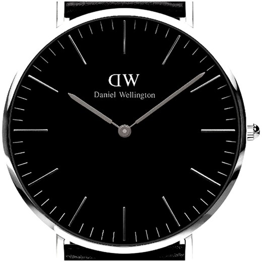 DANIEL WELLINGTON CLASSIC BLACK SHEFFIELD  DW00100133 czarny Daniel Wellington  WatchPlanet