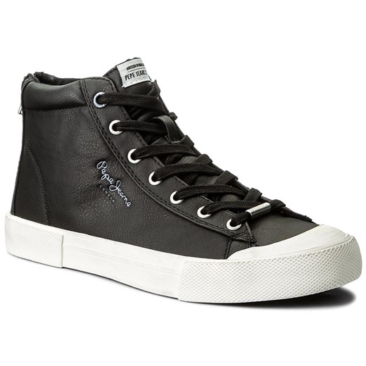 Trampki PEPE JEANS - New Brother PMS30392 Black 999 szary Pepe Jeans 46 eobuwie.pl