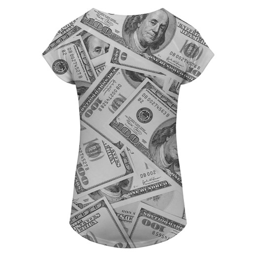 Koszulka damska - Money szary Koszulka Damska 11394 XL okazyjna cena Urban Patrol 