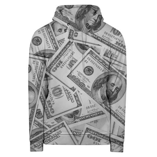 Bluza z kapturem - Money szary Bluza Z Kapturem Dziecięca 98/104 okazyjna cena Urban Patrol 