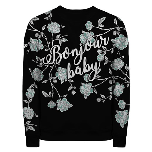 Bluza - Bonjour baby czarny Bluza Klasyczna 8385 XS promocyjna cena Urban Patrol