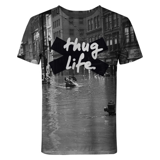 Koszulka - Thug life szary Koszulka Dziecięca 98/104 promocyjna cena Urban Patrol 