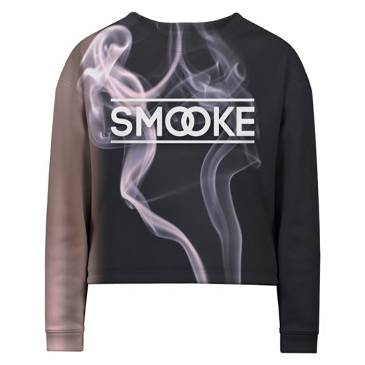 Bluza krótka - Smoke czarny Bluza Krótka 8384 L Urban Patrol okazyjna cena 