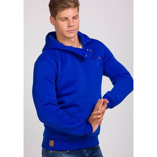 Bluza męska z kapturem niebieska Denley CTR-69
