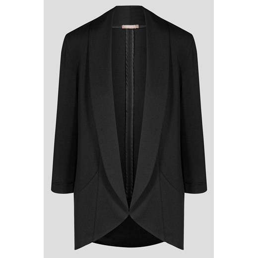 Jerseyowy żakiet bez zapięcia czarny Orsay 38 orsay.com