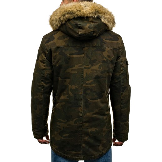 Kurtka męska zimowa parka moro-khaki Denley 4662 Denley.pl L okazyjna cena