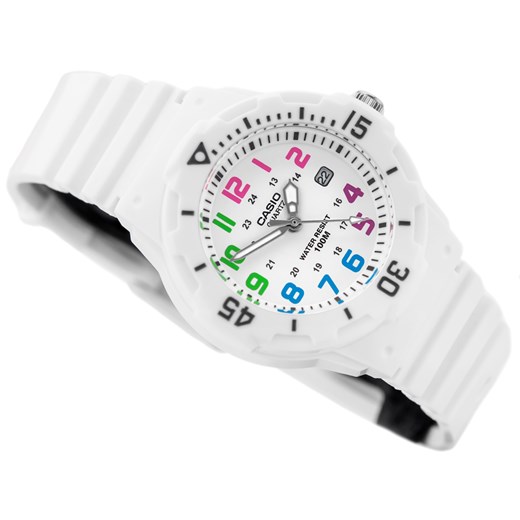 Zegarek biały Casio analogowy 
