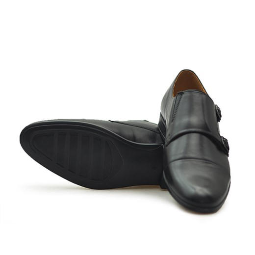 Pantofle Pan 1040 Czarne lico  Pan  Arturo-obuwie