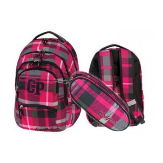 COOLPACK ZESTAW PLECAK PIÓRNIK 2W1 RUBIN czerwony Patio BIUROPRO.pl