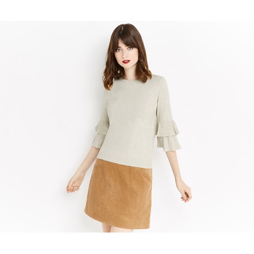 DOUBLE FRILL SLEEVE KNIT  Oasis   