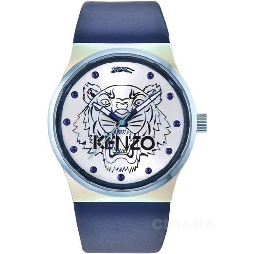 Kenzo Tiger Head Pasek niebieski Kenzo chiara.pl